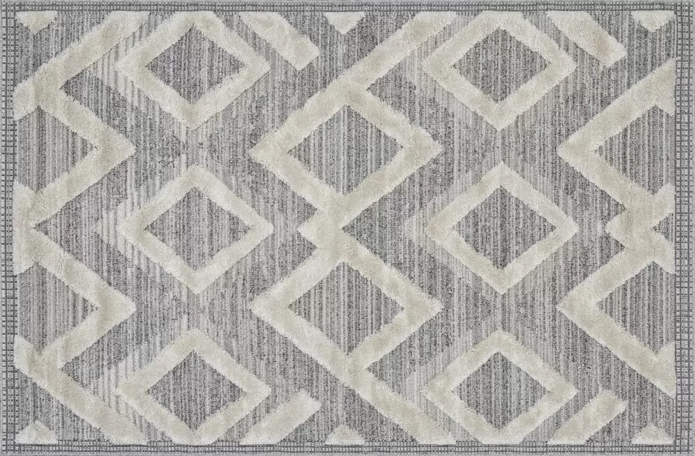 Ковер TUNIS 6610A WHITE / L.GRAY