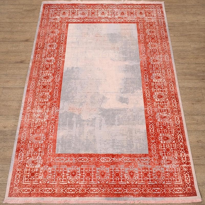 Ковер Art Deco 3035A CREAM2 / ORANGE_2