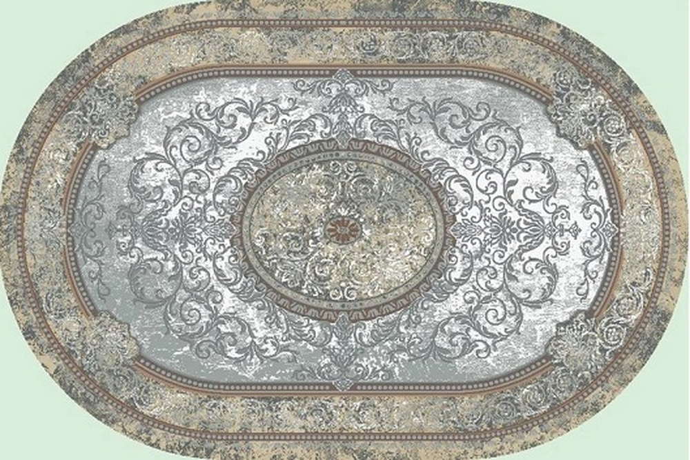 Ковер Монблан Овал e4622/b1o/mb