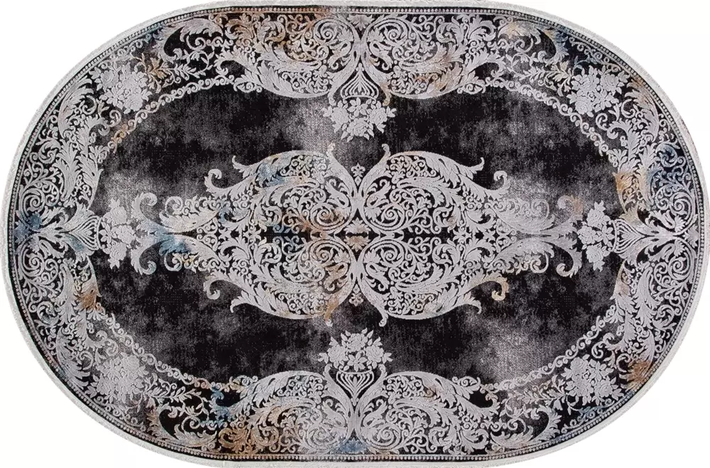 Ковер ERVA 18131 GRAY / BLACK