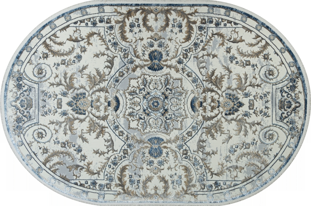 Ковер SAHARA 00765A D.BLUE FDY / CREAM HB