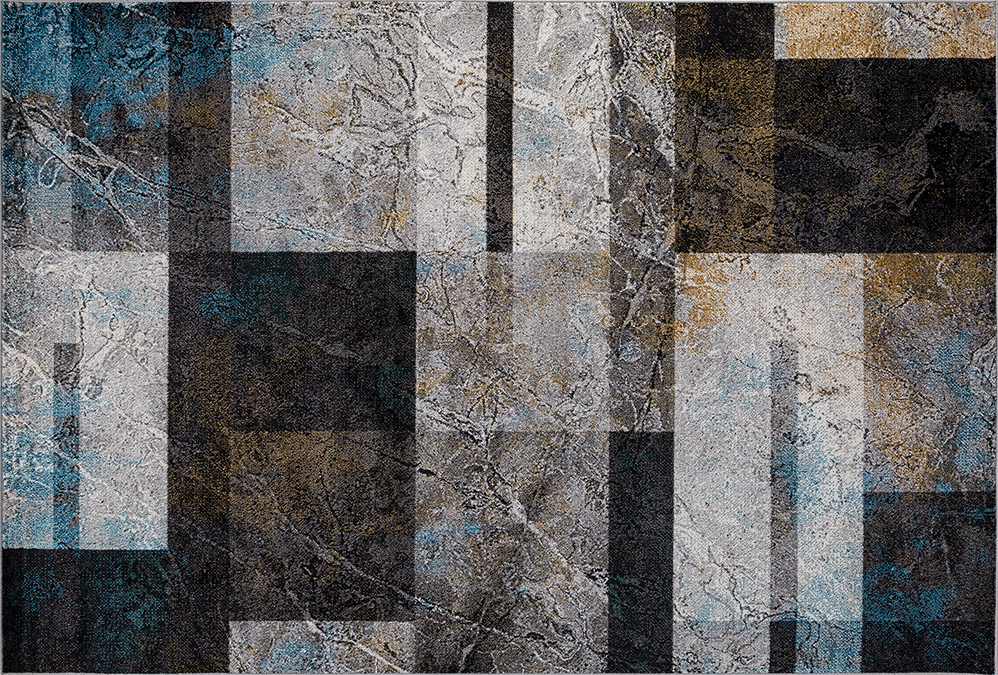 Ковер LONDON D828 GRAY-BLUE