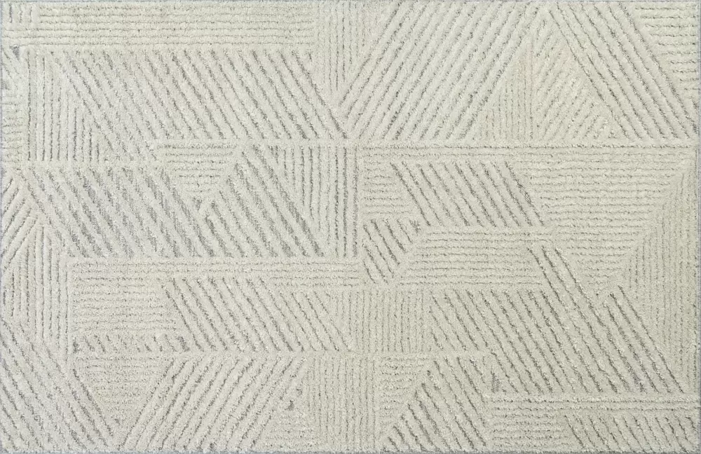 Ковер TUNIS 6801A WHITE / L.GRAY