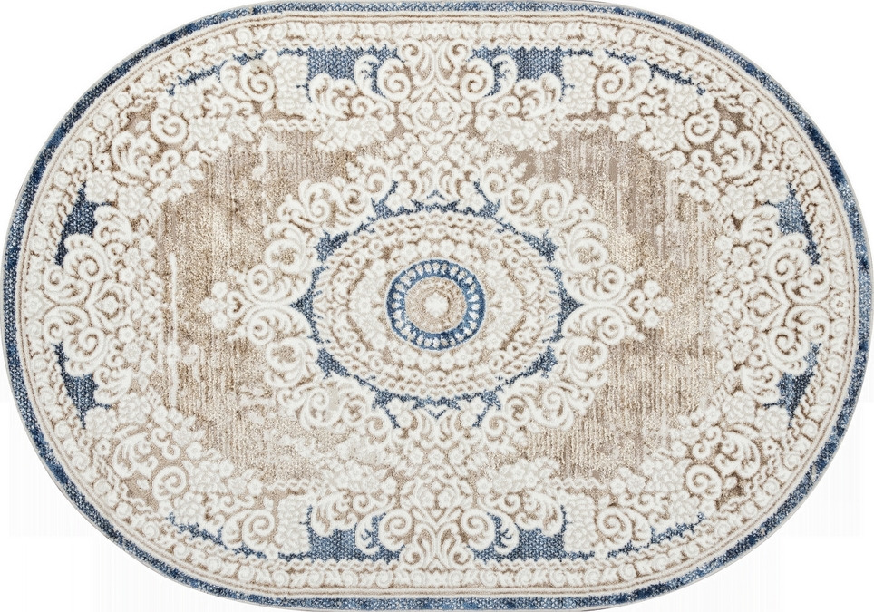 Ковер ANTEP O1701 630 CREAM / BLUE