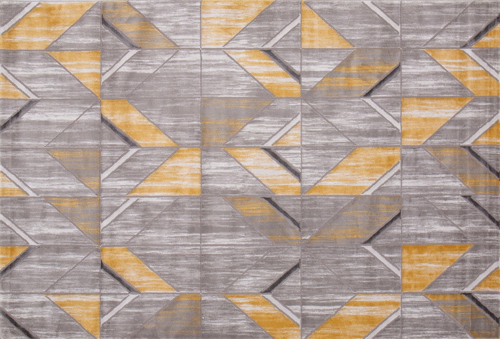 Ковер TEMPO 0131QA YELLOW / L.GREY