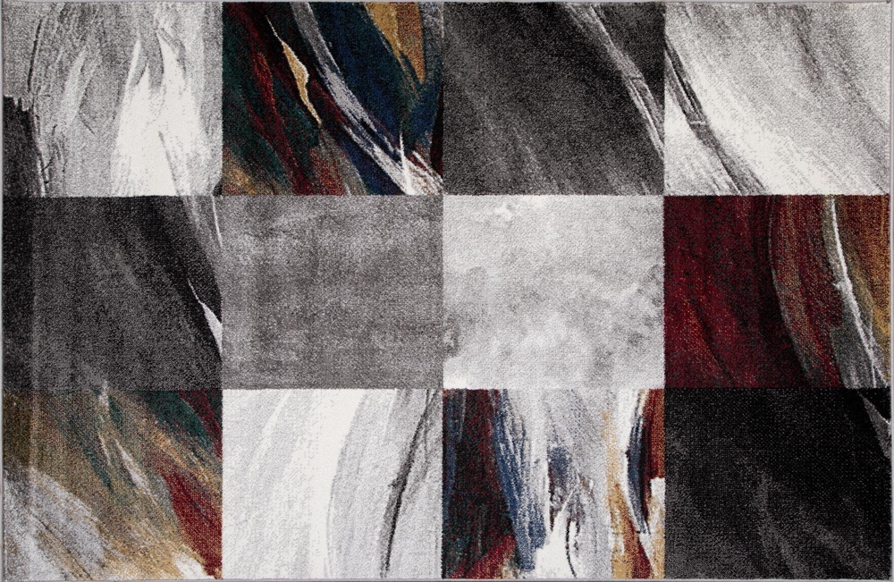 Ковер LONDON D819 gray-red