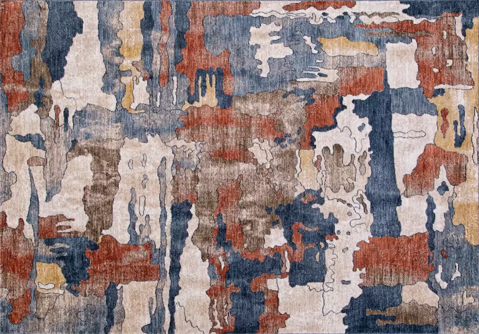 Ковер ZEUS B3465A VANILLA / BLUE