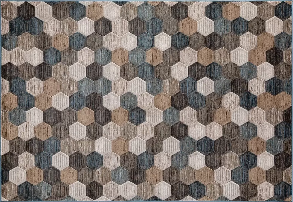 Ковер MATRIX D579 BEIGE-BLUE