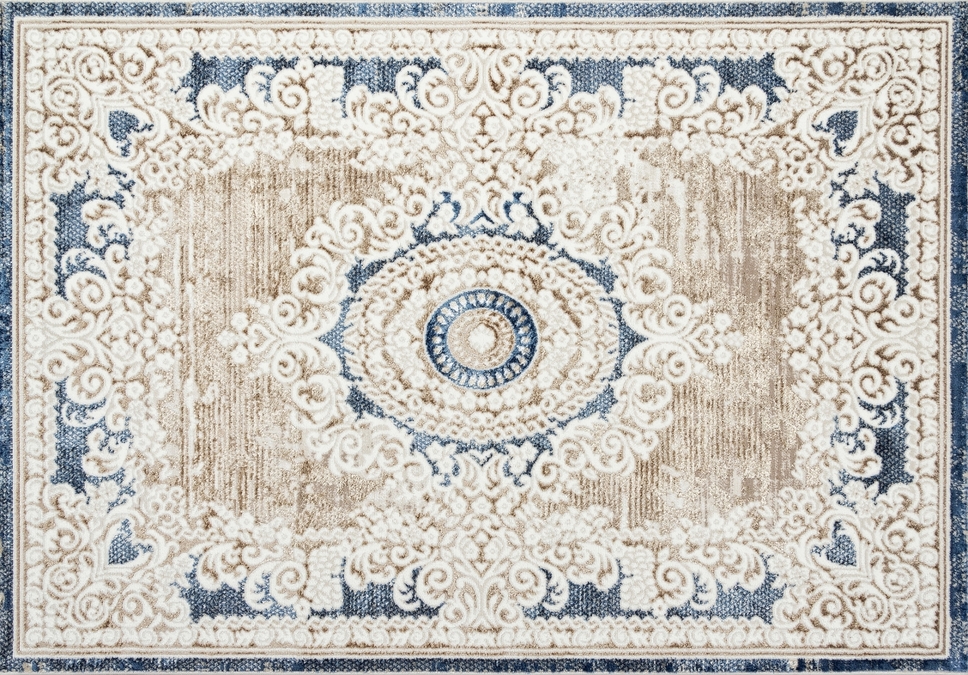 Ковер ANTEP O1701 630 CREAM / BLUE