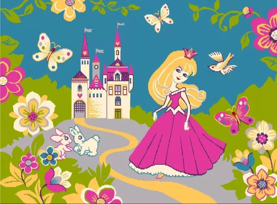 Ковер Funky Nel turquoise