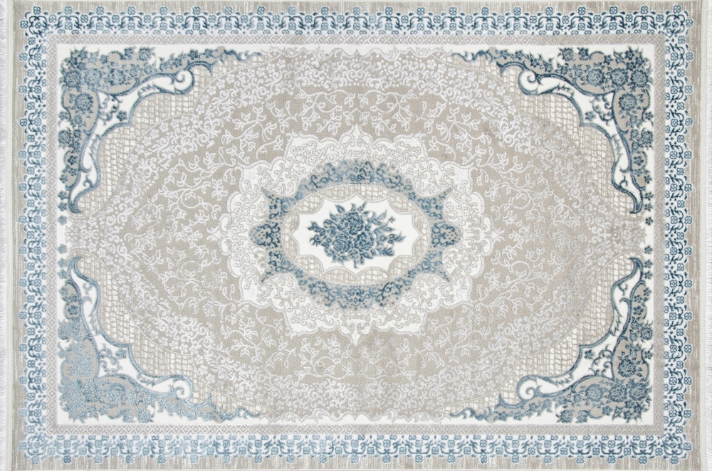 Ковер ALFANI Q010A BLUE FDY / CREAM SHRINK