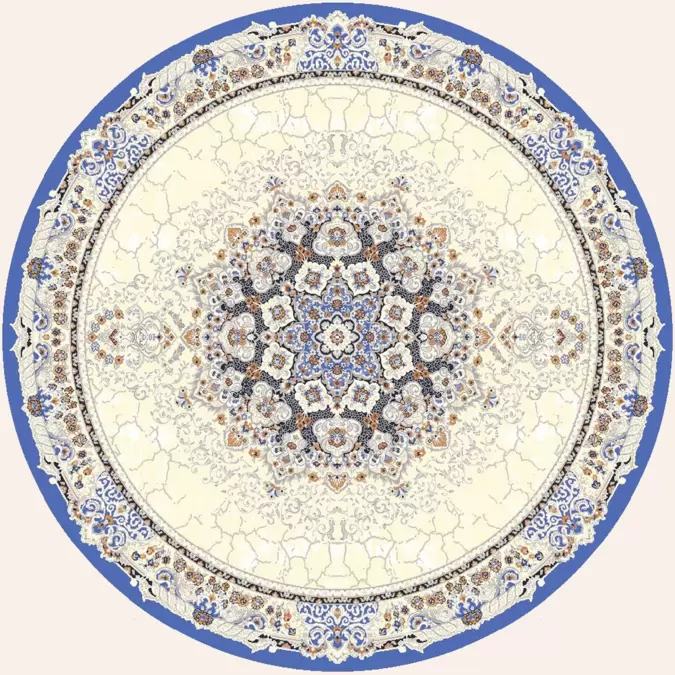 Ковер Amira Круг 4922A D.Blue-D.Blue