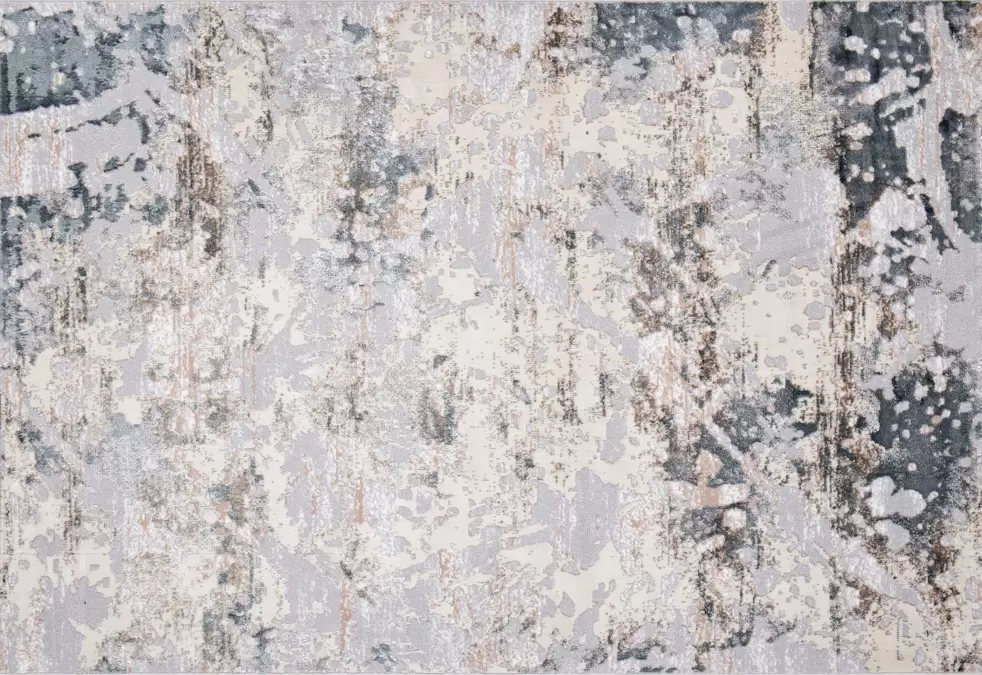 Ковер PERU C060A D.GREY SHIRINK / BLUE FDY