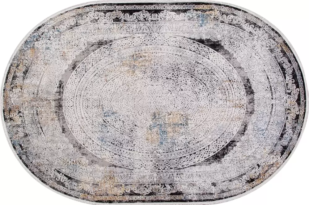 Ковер ERVA 18112 GRAY / BLACK