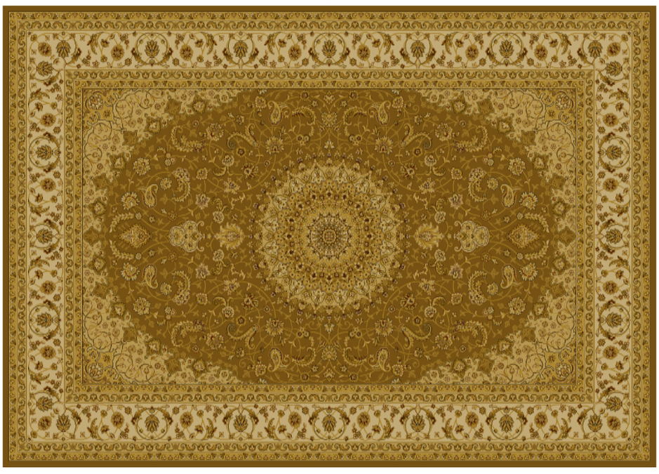 Ковер Comtesse 02M039 mid gold gold