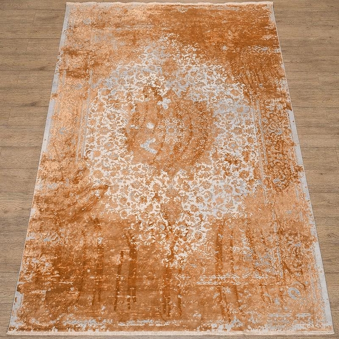 Ковер Art Deco 3023A L_GRAY / COPPER_2