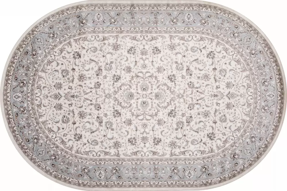 Ковер VALENCIA DELUXE F014 CREAM-L.BLUE