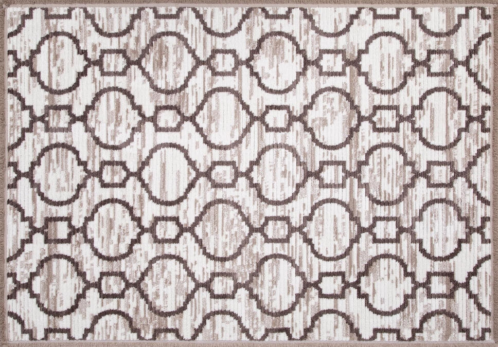 Ковер JOLI A947AF P.WHITE / CARMINE