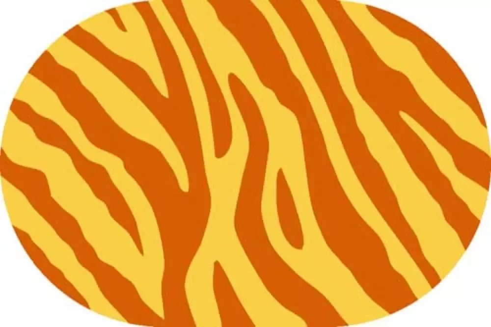 Ковер SUNRISE d130 YELLOW-ORANGE