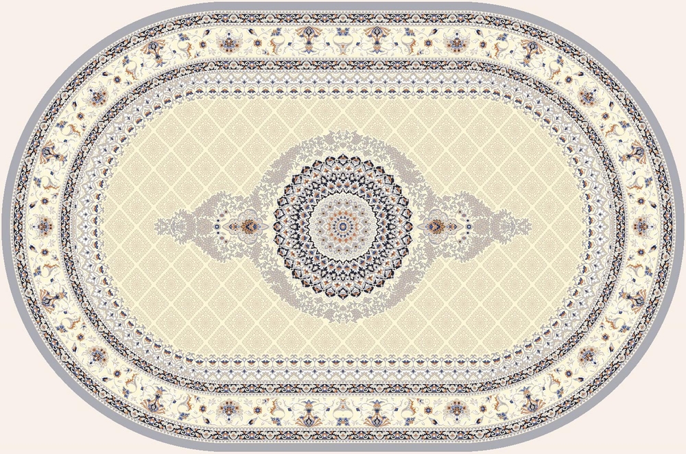 Ковер Amira Овал 4836A L.Grey-L.Grey