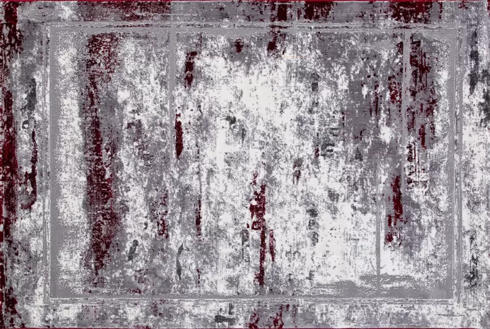 Ковер SATINE S107B KOYU GREY COKEN / RED