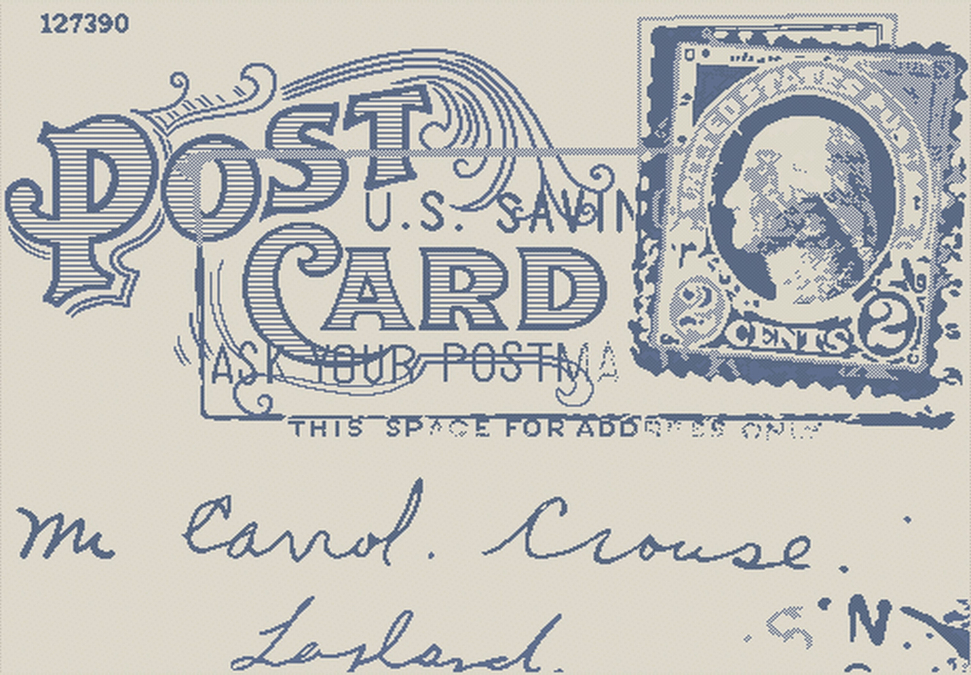 Ковер Cottage 4527 9A01 wool blue