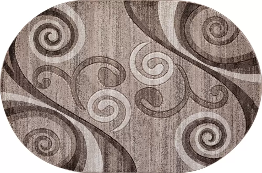 Ковер MEGA CARVING d263 LIGHT BEIGE