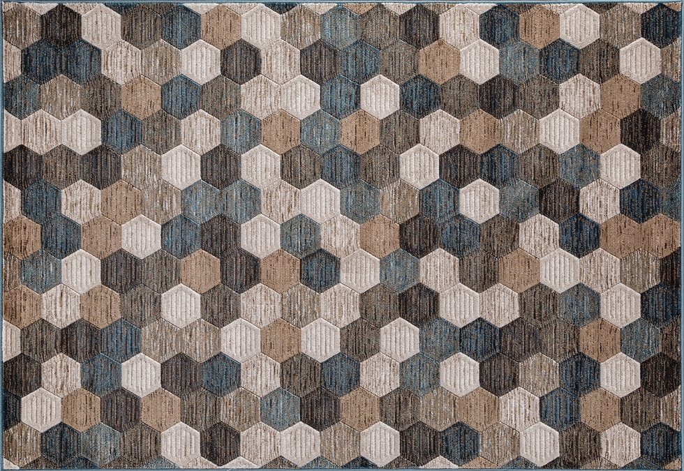 Ковер MATRIX D579 BEIGE-BLUE