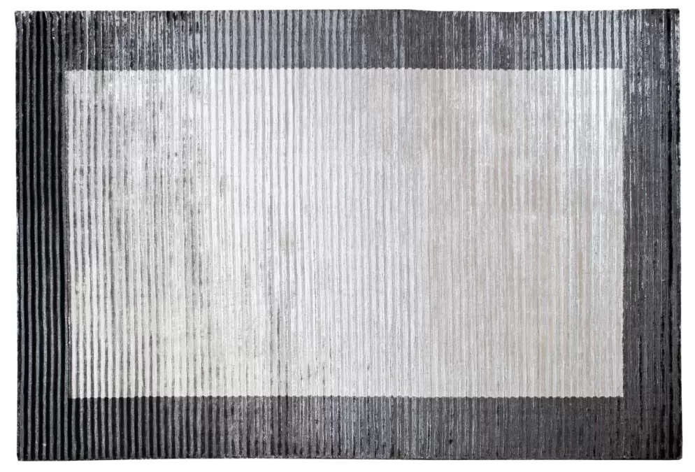 Ковер BORDER BANANA SILK LOOP&CUT HL 764 DK-GREY-SILVER