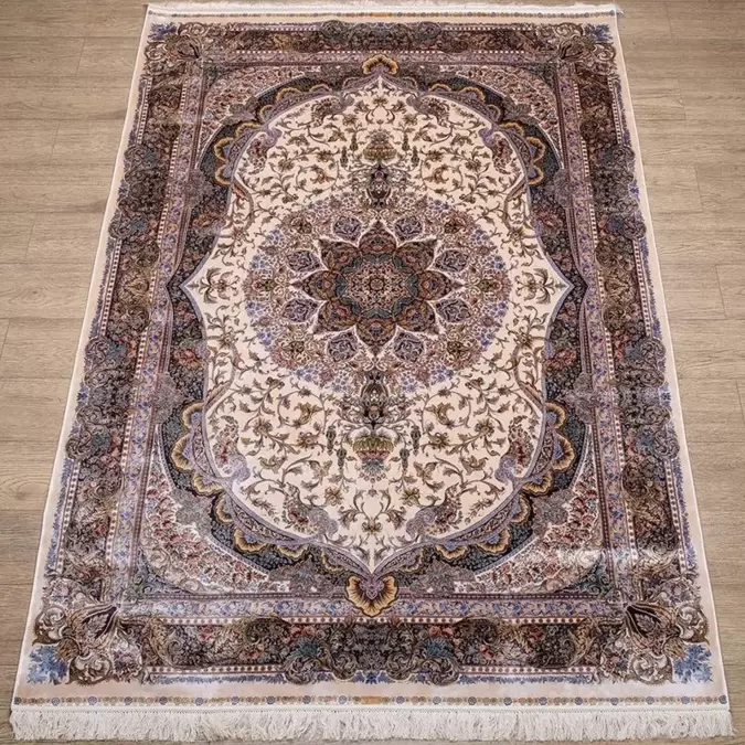 Ковер Qum 2004A CREAM / NAVY