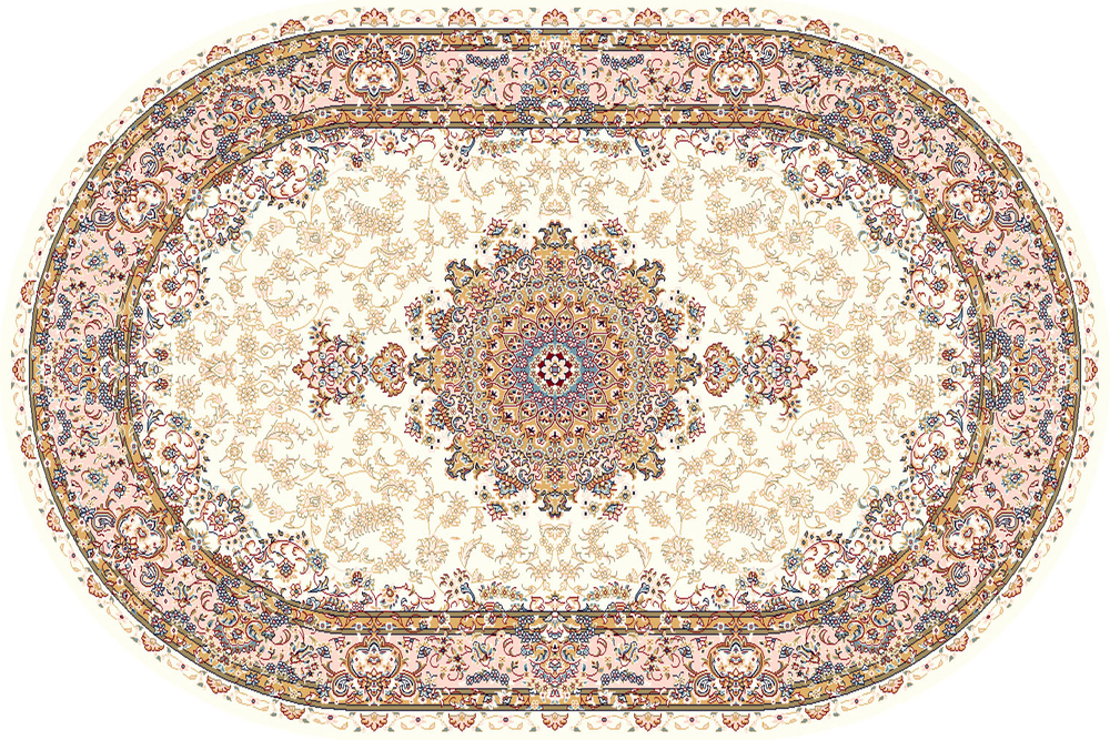 Ковер Hunnu Wool+Viscose Овал 6C1113 001