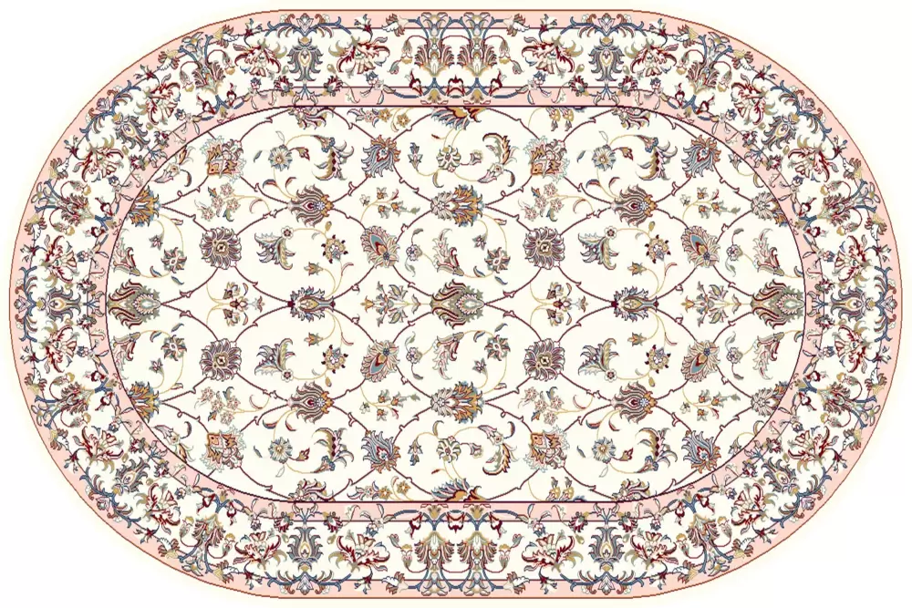 Ковер Hunnu Wool+Viscose Овал 6C1562 001