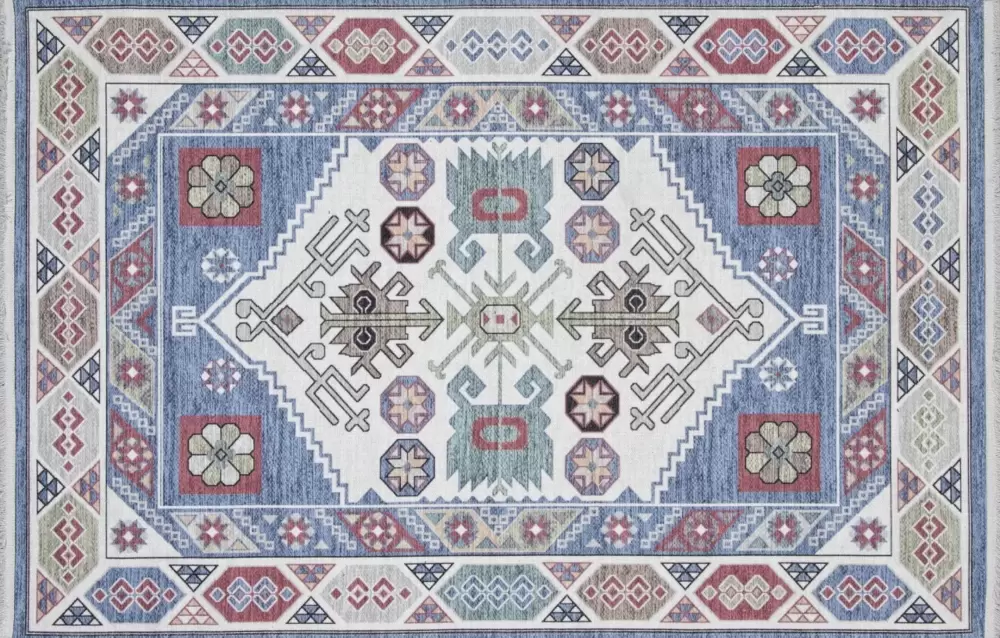 Ковер LOTUS AB150A BLUE / CREAM