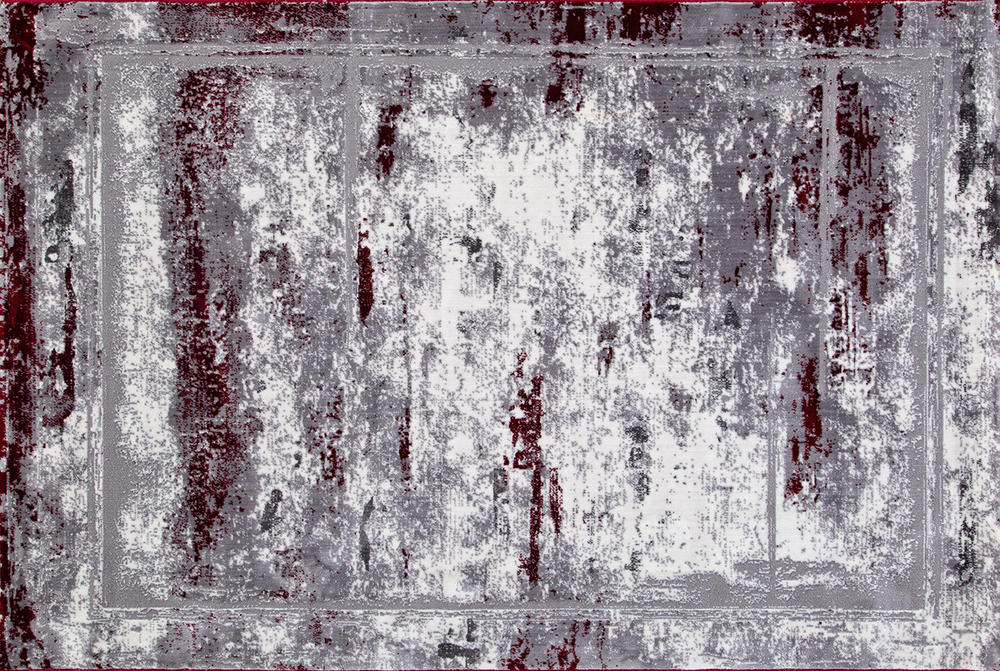 Ковер SATINE S107B KOYU GREY COKEN / RED