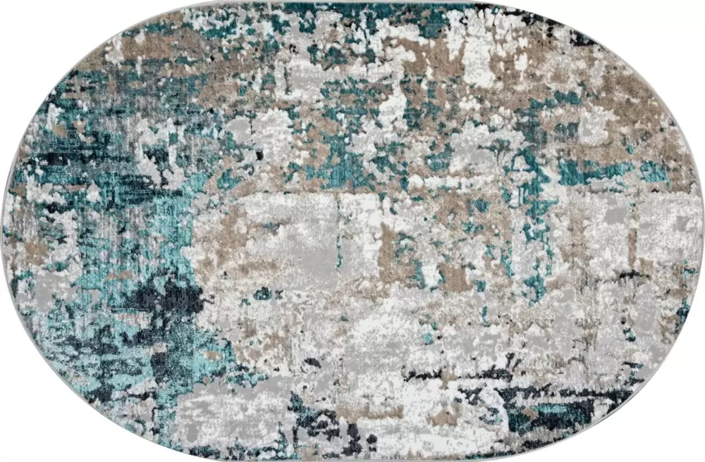 Ковер PARADIZE 01632A GREY / TURQUOISE