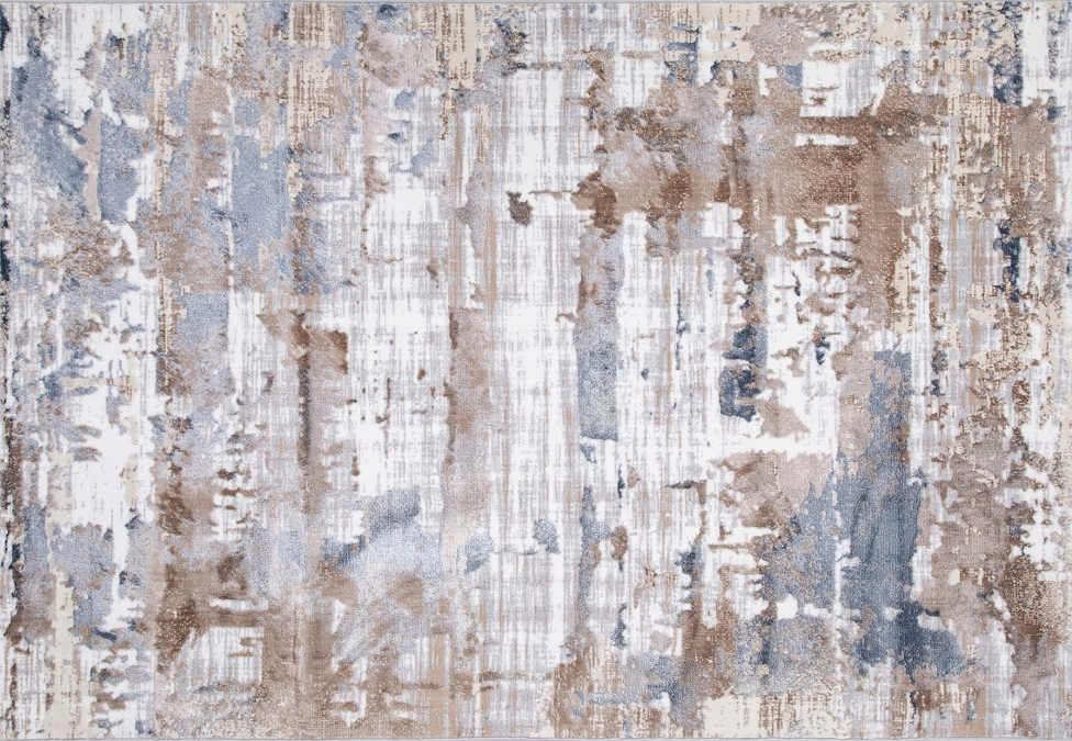 Ковер PERU D062A CREAM SHIRINK / BLUE FDY