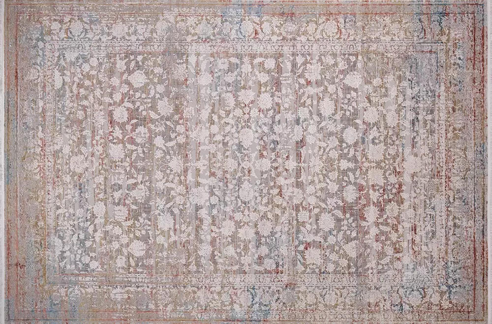 Ковер CABINET Y5076E GREY / YELLOW