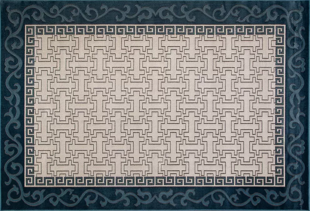 Ковер SERENITY D781 CREAM-BLUE