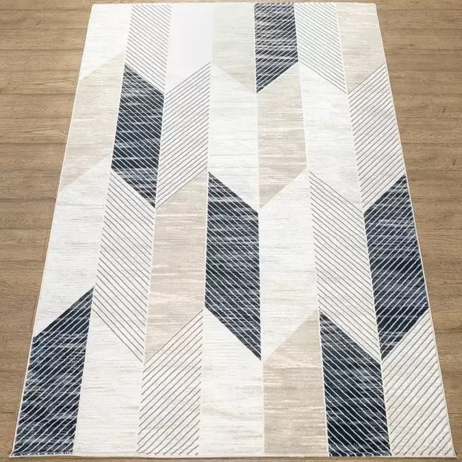 Ковер Alfa 05520A KREM / ANTRASIT