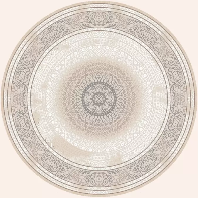 Ковер Palma Круг 4890A D.Grey-D.Grey