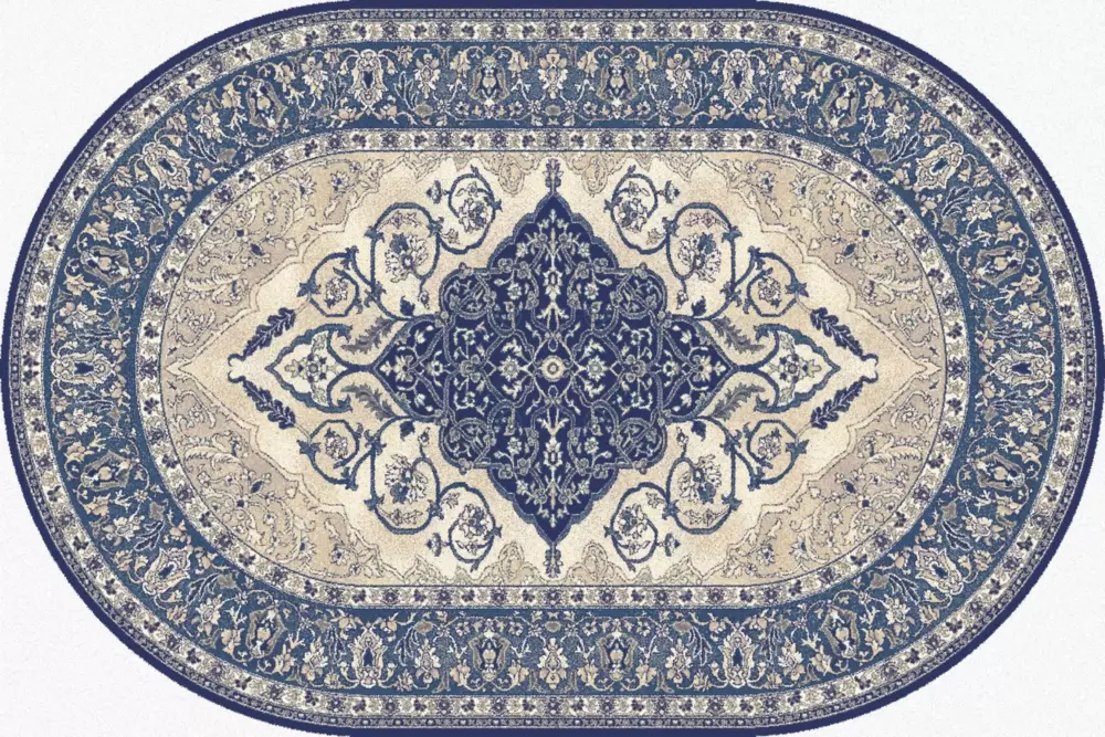 Ковер Isfahan Овал Leyla dark blue