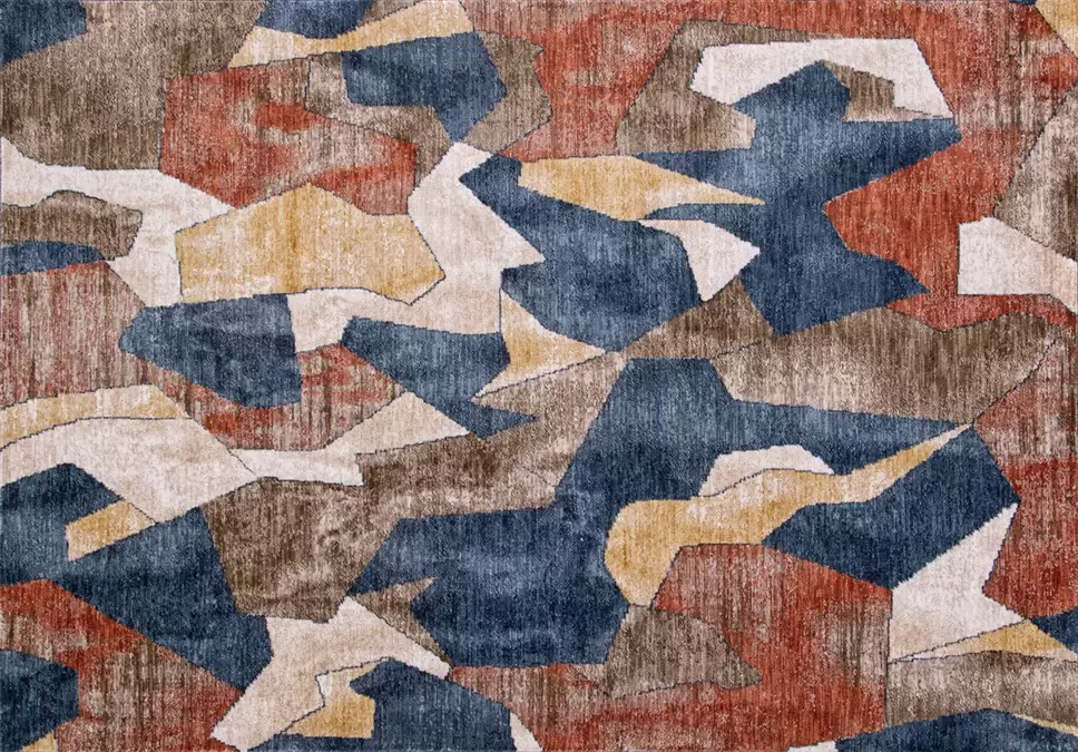 Ковер ZEUS B3521A D.BLUE / GREEN