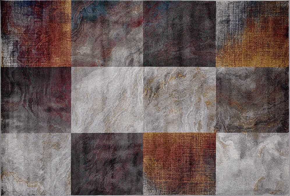 Ковер LONDON D818 gray-red