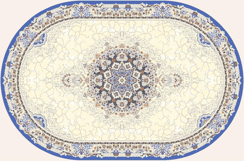 Ковер Amira Овал 4922A D.Blue-D.Blue
