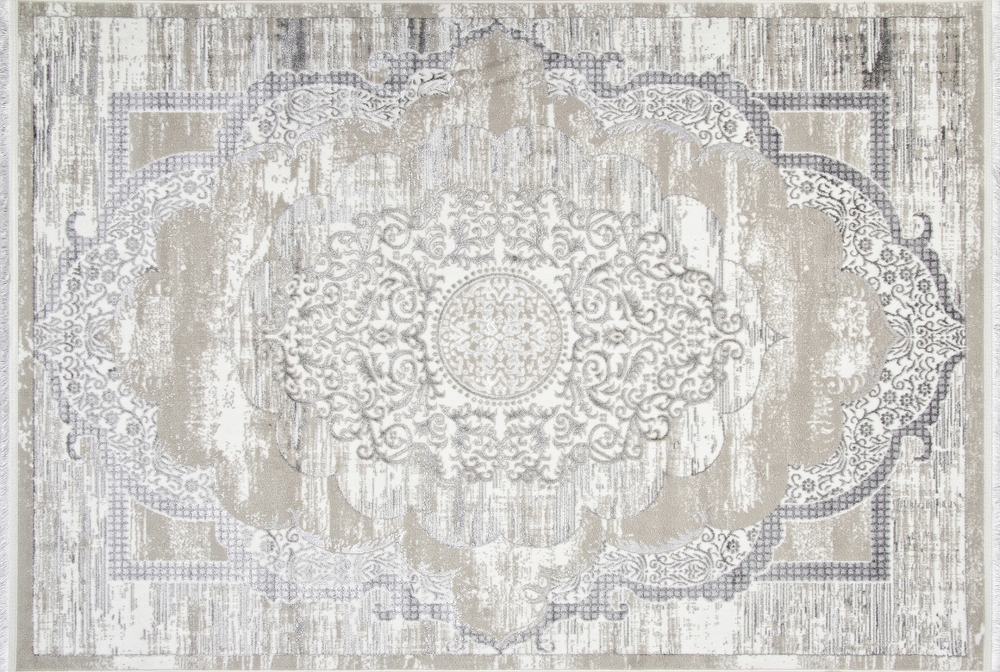 Ковер ALFANI Q018A GREY FDY / CREAM SHRINK