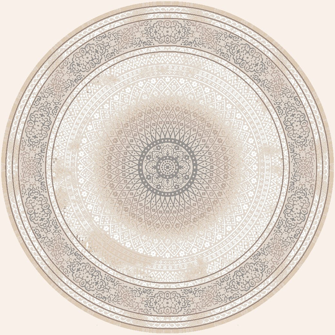 Ковер Palma Круг 4890A D.Grey-D.Grey