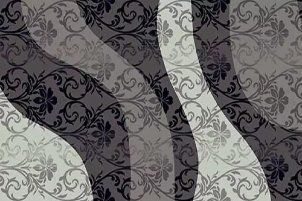 Ковер MEGA CARVING d268 DARK GRAY