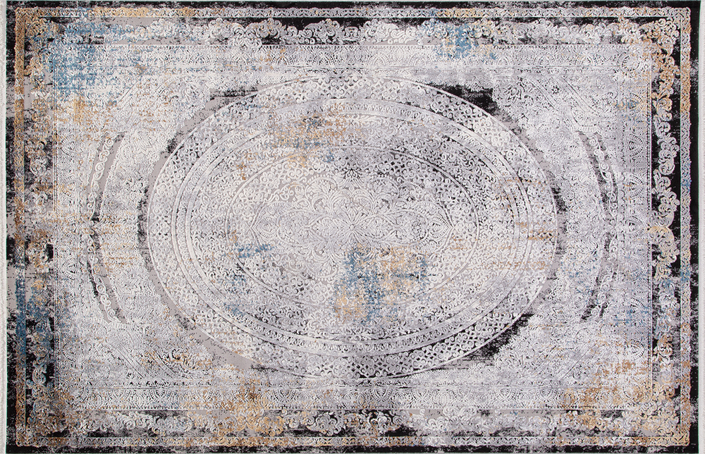 Ковер ERVA 18112 GRAY / BLACK